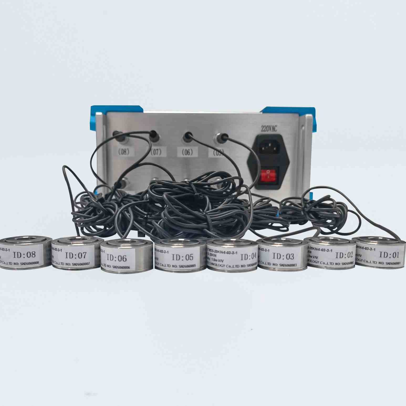 High-Precision 8-Channel Force Data Acquisition System image top